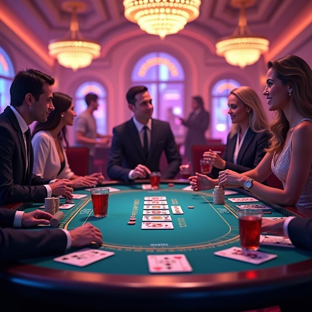 Myanmar အွန်လိုင်း ကတ်ဂိမ်း Baccarat Live Dealer Table မြင်ကွင်း